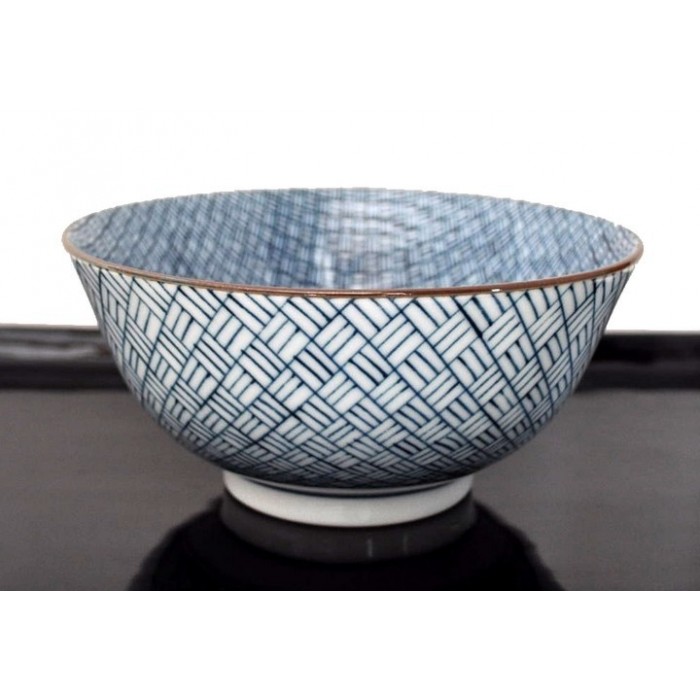 Bol porcelaine du Japon motif geometrique - La Galerie Equitable