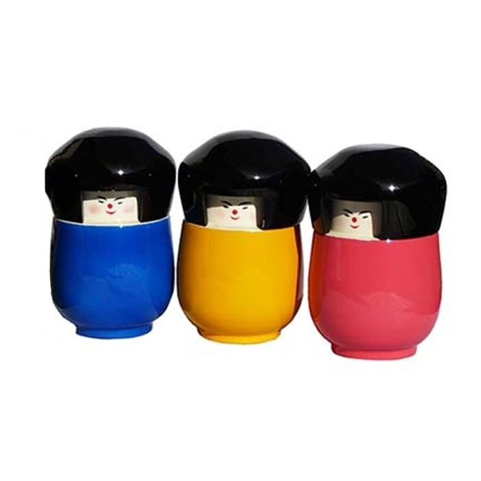 Boîte poupée kokeshi - La Galerie Equitable