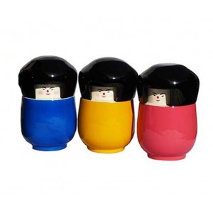 Boîte poupée kokeshi - La Galerie Equitable