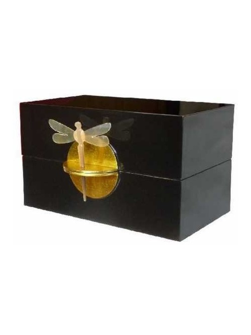 Boîte à bijoux laque noire La Galerie Equitable