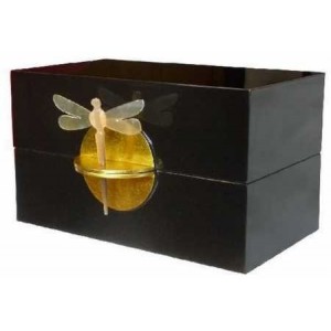 Boîte à bijoux laque noire La Galerie Equitable