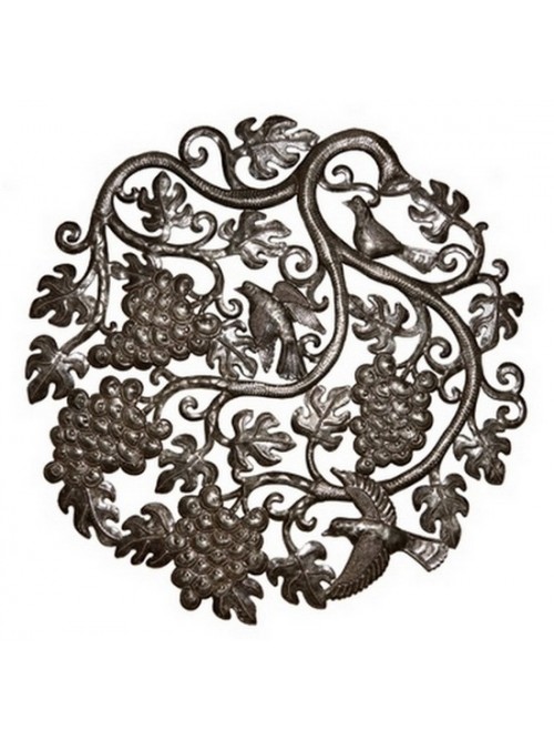 Décor mural en métal sculpté la Vigne - La Galerie Equitable
