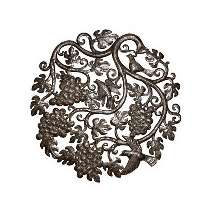 Décor mural en métal sculpté la Vigne - La Galerie Equitable
