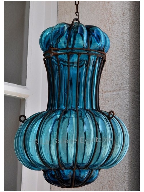 Lampe verre soufflé - La Galerie Equitable