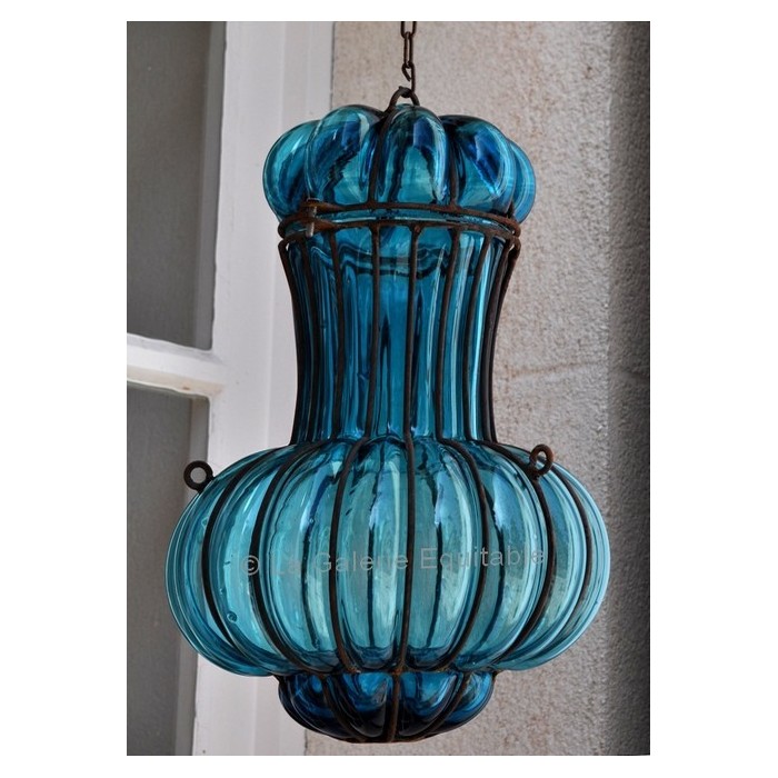 Lampe verre soufflé - La Galerie Equitable