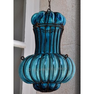 Lampe verre soufflé - La Galerie Equitable
