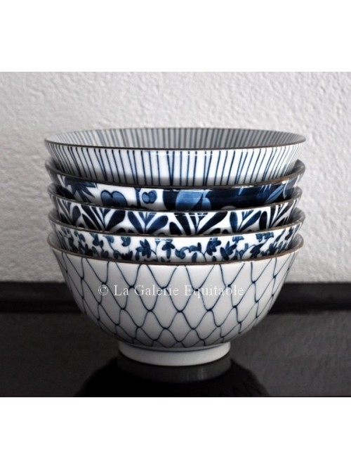 Les 5 bols en porcelaine du Japon - La Galerie Equitable