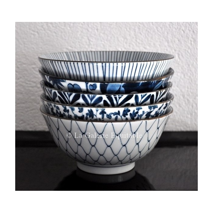 Les 5 bols en porcelaine du Japon - La Galerie Equitable