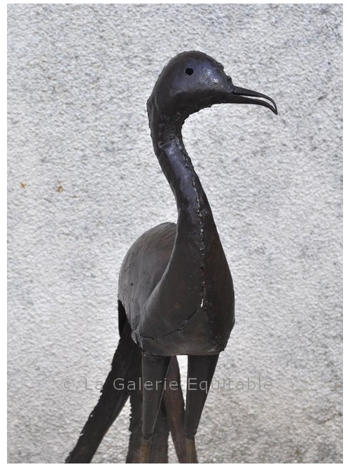 Grue bleue pour le jardin - La Galerie Equitable