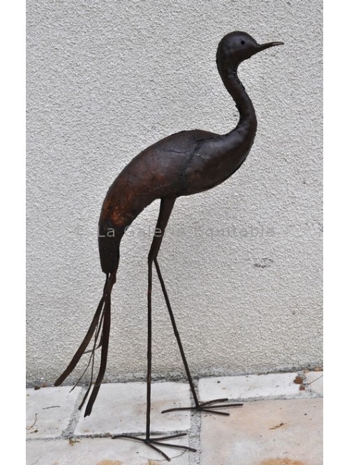 Grue bleue pour le jardin - La Galerie Equitable