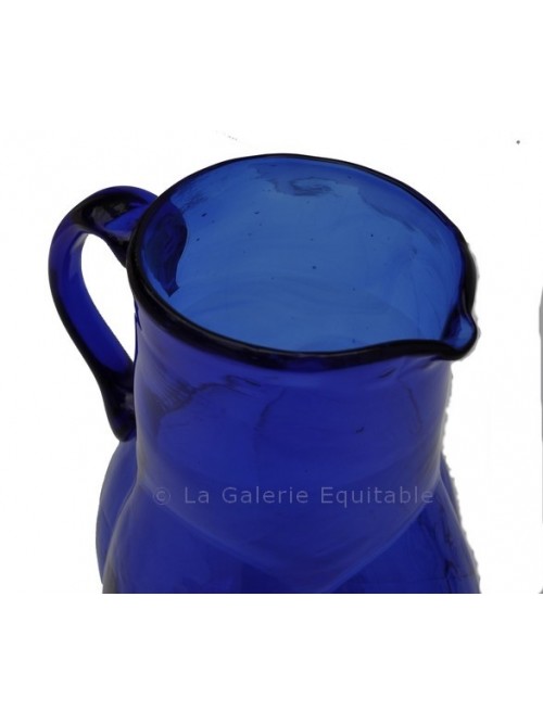 Pichet à eau en verre soufflé - La Galerie Equitable