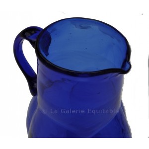 Pichet à eau en verre soufflé - La Galerie Equitable