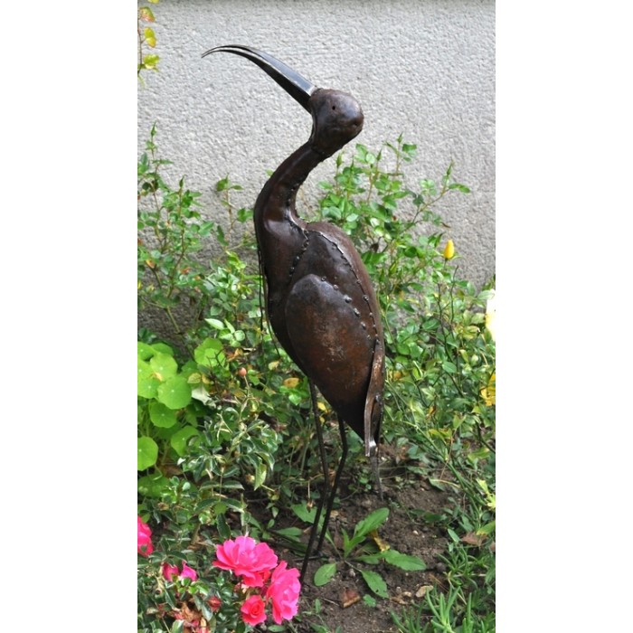 Ibis en métal pour le jardin Galerie Equitable