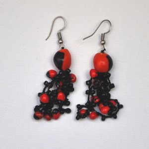 Boucles d'oreilles graines...