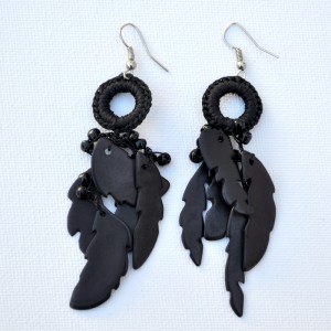 Boucles d'oreilles tagua