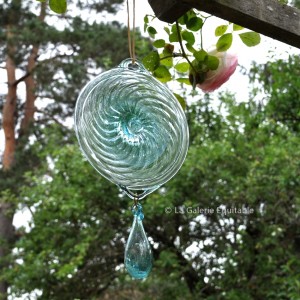 Déco à suspendre en verre...