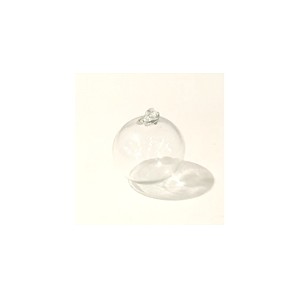 Mini boule verre transparent