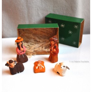 Petite crèche de voyage