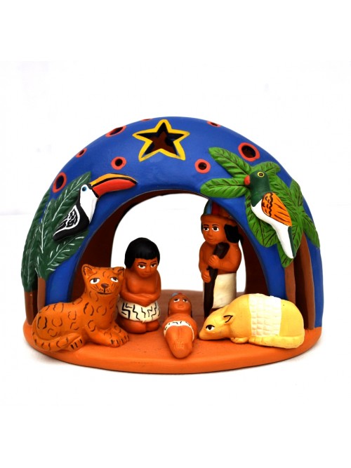 Crèche amazonienne - La Galerie Equitable