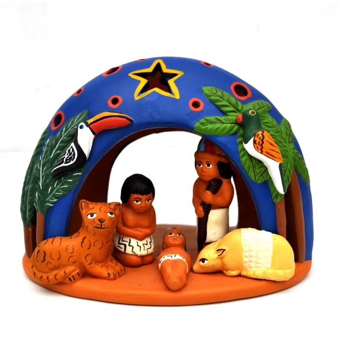 Crèche amazonienne - La Galerie Equitable