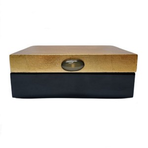 Coffret laqué noir et doré - Galerie Equitable
