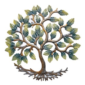 Arbre mural peint
