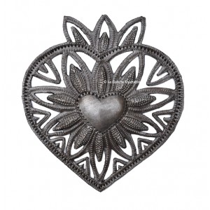 Coeur mural ajouré