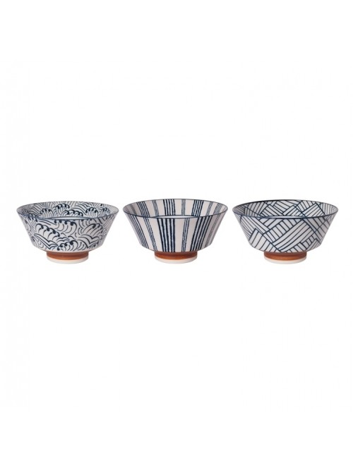 Ensemble de 3 bols en porcelaine du Japon - La Galerie Equitable