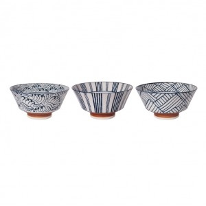 Ensemble de 3 bols en porcelaine du Japon - La Galerie Equitable