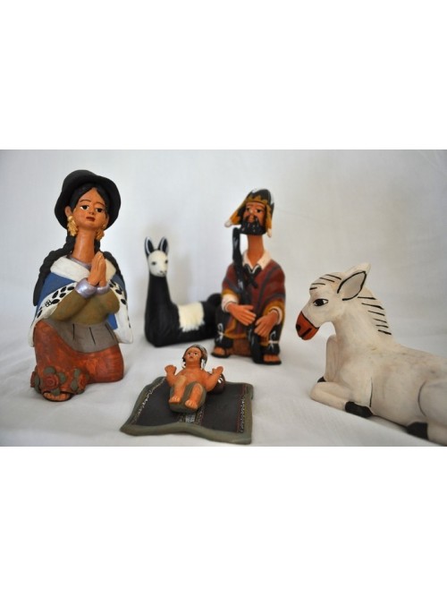 CRECHE terre cuite La Galerie Equitable