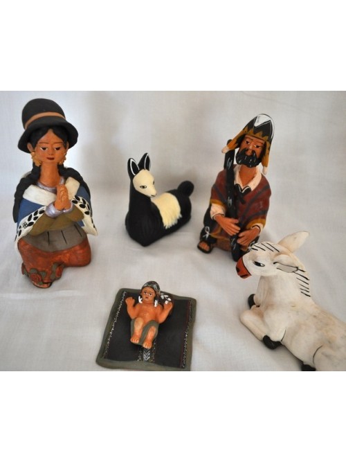 CRECHE terre cuite La Galerie Equitable