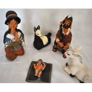 CRECHE terre cuite La Galerie Equitable