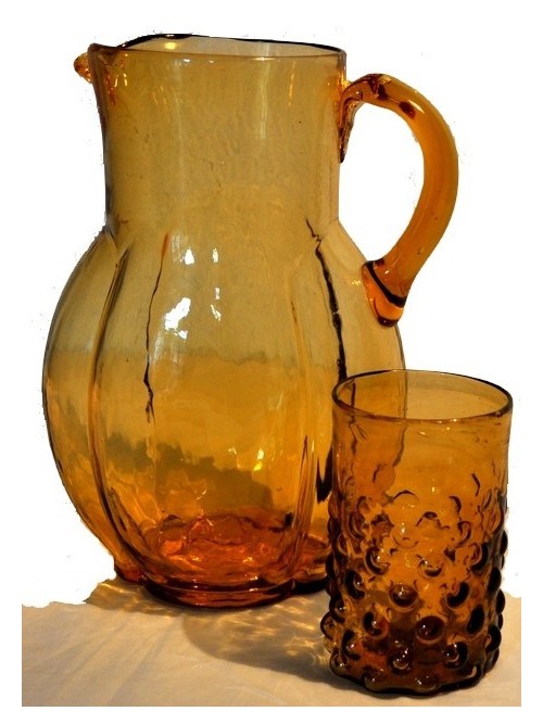 Carafe à eau ambre - La Galerie Equitable