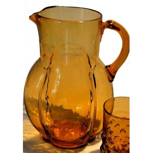 Carafe à eau ambre - La Galerie Equitable