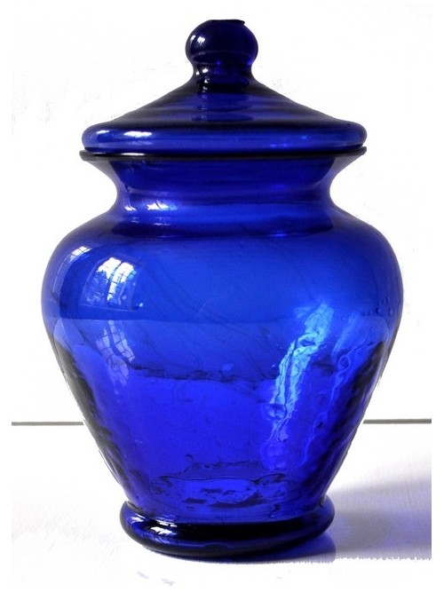 Bonbonnière, pot à couvercle en verre - La Galerie Equitable