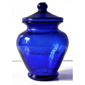 Bonbonnière, pot à couvercle en verre - La Galerie Equitable
