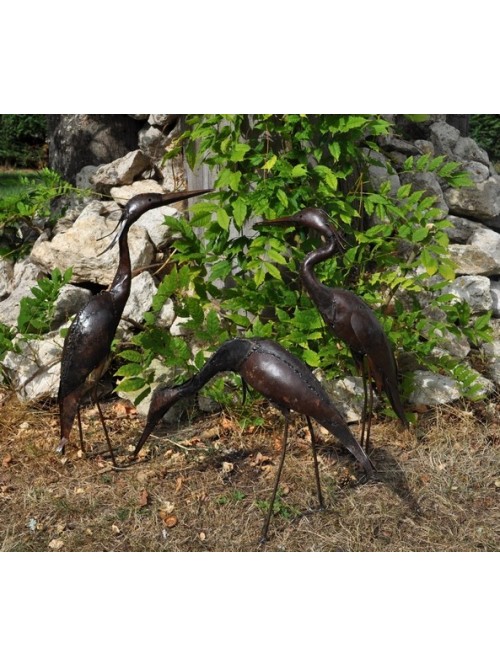 Oiseaux pour le jardin - hérons - La Galerie Equitable